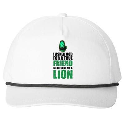 Lion Lioness Lion Pride E Lion E King Of Beasts Lion Cool Gift Snapback Five-Panel Rope Hat