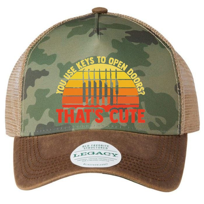 Locksmith Locksmithing Lock Picking Key Maker Lock Picker Legacy Tie Dye Trucker Hat