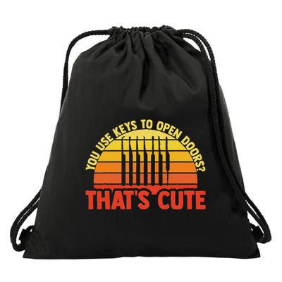Locksmith Locksmithing Lock Picking Key Maker Lock Picker Drawstring Bag