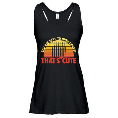 Locksmith Locksmithing Lock Picking Key Maker Lock Picker Ladies Essential Flowy Tank