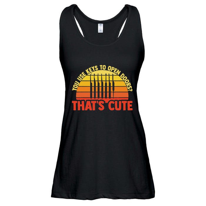 Locksmith Locksmithing Lock Picking Key Maker Lock Picker Ladies Essential Flowy Tank