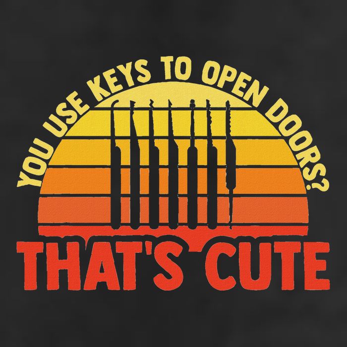 Locksmith Locksmithing Lock Picking Key Maker Lock Picker Crop Fleece Hoodie