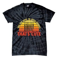 Locksmith Locksmithing Lock Picking Key Maker Lock Picker Tie-Dye T-Shirt