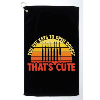 Locksmith Locksmithing Lock Picking Key Maker Lock Picker Golf Towel