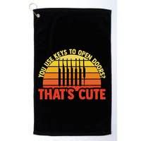 Locksmith Locksmithing Lock Picking Key Maker Lock Picker Golf Towel