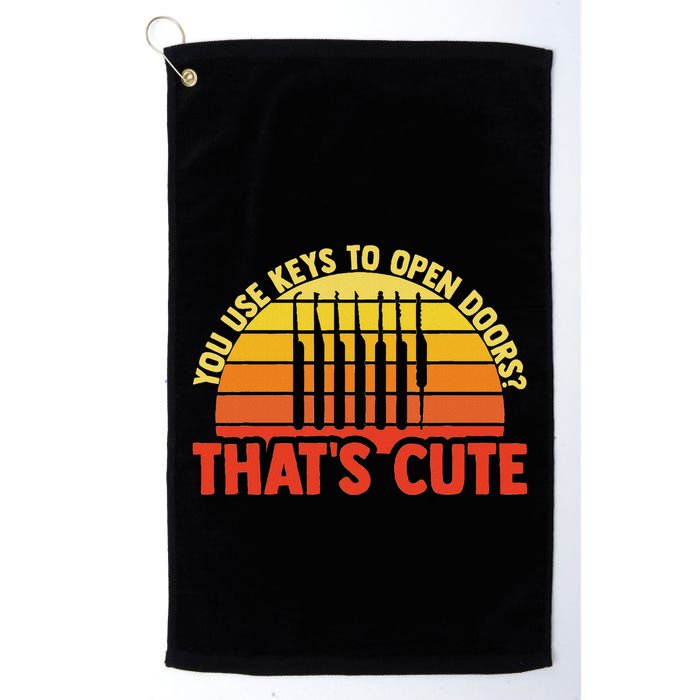 Locksmith Locksmithing Lock Picking Key Maker Lock Picker Golf Towel