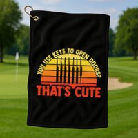 Locksmith Locksmithing Lock Picking Key Maker Lock Picker Golf Towel