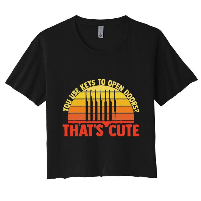 Locksmith Locksmithing Lock Picking Key Maker Lock Picker Crop Top