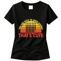 Locksmith Locksmithing Lock Picking Key Maker Lock Picker Womens T-Shirt
