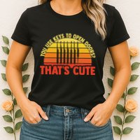 Locksmith Locksmithing Lock Picking Key Maker Lock Picker Womens T-Shirt