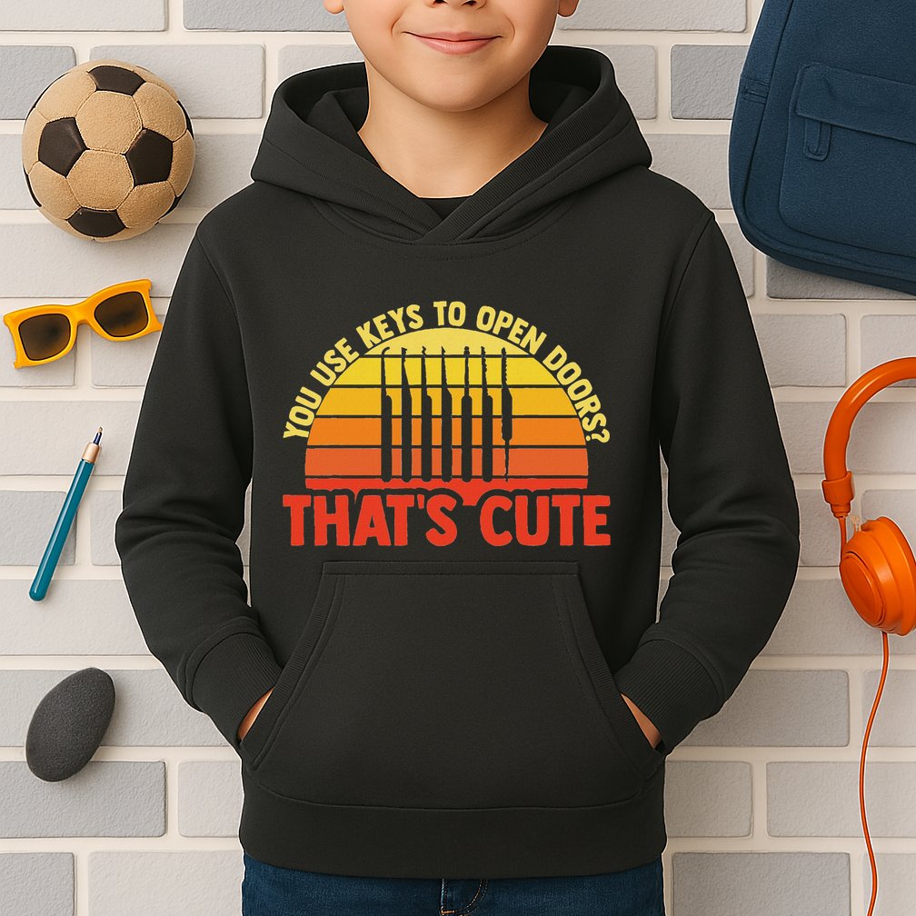 Locksmith Locksmithing Lock Picking Key Maker Lock Picker Kids Hoodie