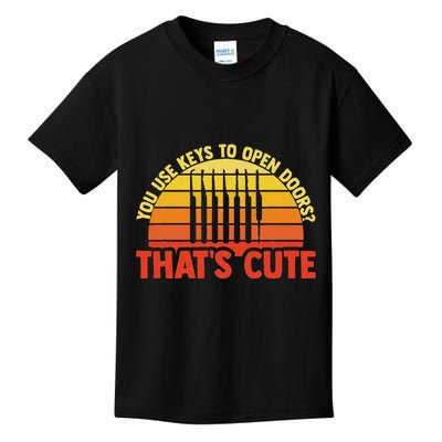 Locksmith Locksmithing Lock Picking Key Maker Lock Picker Kids T-Shirt