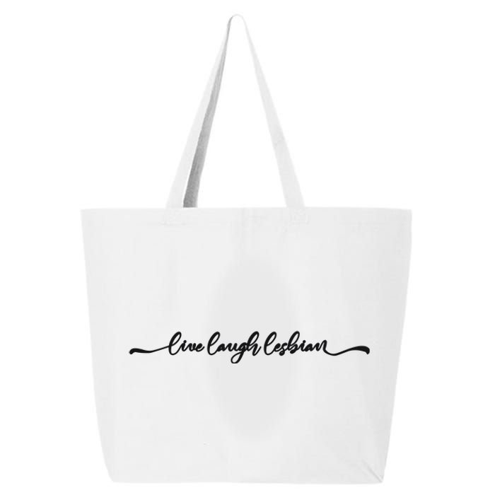 Live Laugh Lesbian Pride 25L Jumbo Tote