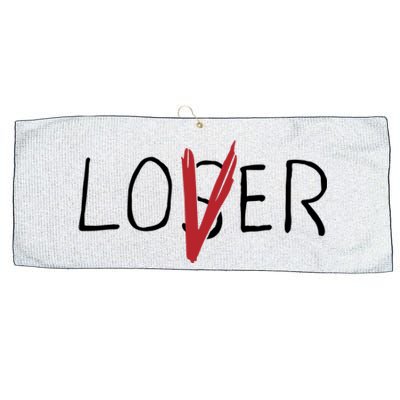 Loser Lover Large Microfiber Waffle Golf Towel