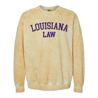 Louisiana Law Louisiana Bar Graduate Gift Lawyer College Colorblast Crewneck Sweatshirt