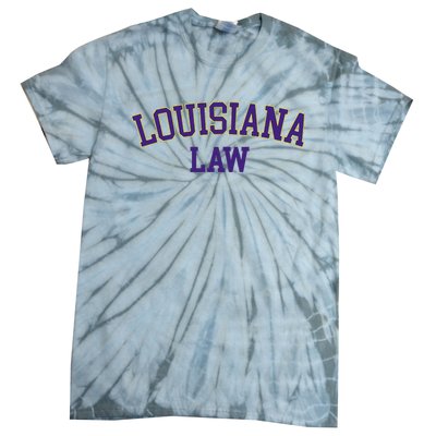 Louisiana Law Louisiana Bar Graduate Gift Lawyer College Tie-Dye T-Shirt