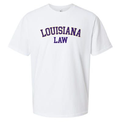 Louisiana Law Louisiana Bar Graduate Gift Lawyer College Sueded Cloud Jersey T-Shirt