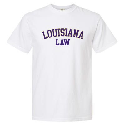 Louisiana Law Louisiana Bar Graduate Gift Lawyer College Garment-Dyed Heavyweight T-Shirt