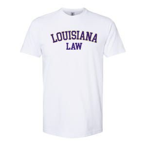 Louisiana Law Louisiana Bar Graduate Gift Lawyer College Softstyle CVC T-Shirt