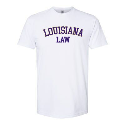 Louisiana Law Louisiana Bar Graduate Gift Lawyer College Softstyle CVC T-Shirt