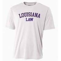 Louisiana Law Louisiana Bar Graduate Gift Lawyer College Cooling Performance Crew T-Shirt