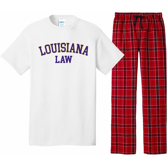 Louisiana Law Louisiana Bar Graduate Gift Lawyer College Pajama Set