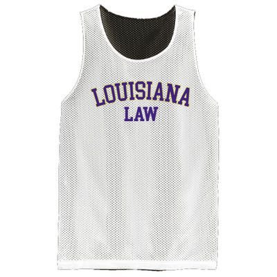 Louisiana Law Louisiana Bar Graduate Gift Lawyer College Mesh Reversible Basketball Jersey Tank