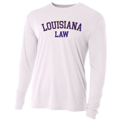 Louisiana Law Louisiana Bar Graduate Gift Lawyer College Cooling Performance Long Sleeve Crew