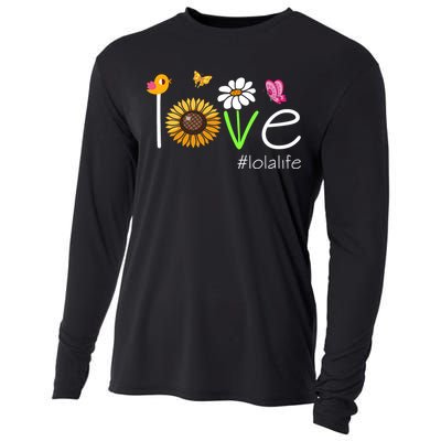 Love Lola Life Cute Matching Family Cooling Performance Long Sleeve Crew