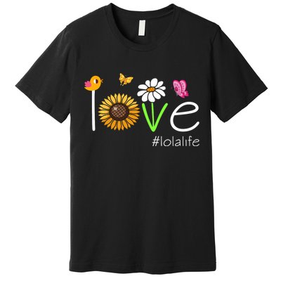 Love Lola Life Cute Matching Family Premium T-Shirt