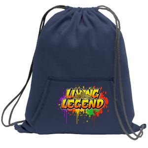 Living Legend Sweatshirt Cinch Pack Bag