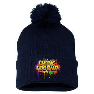 Living Legend Pom Pom 12in Knit Beanie