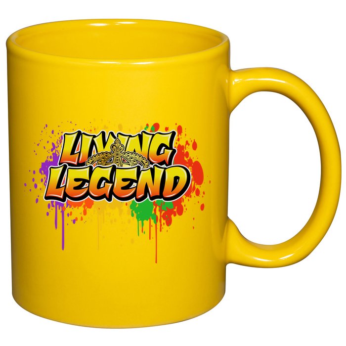 Living Legend 11oz C Handle Ceramic Mug