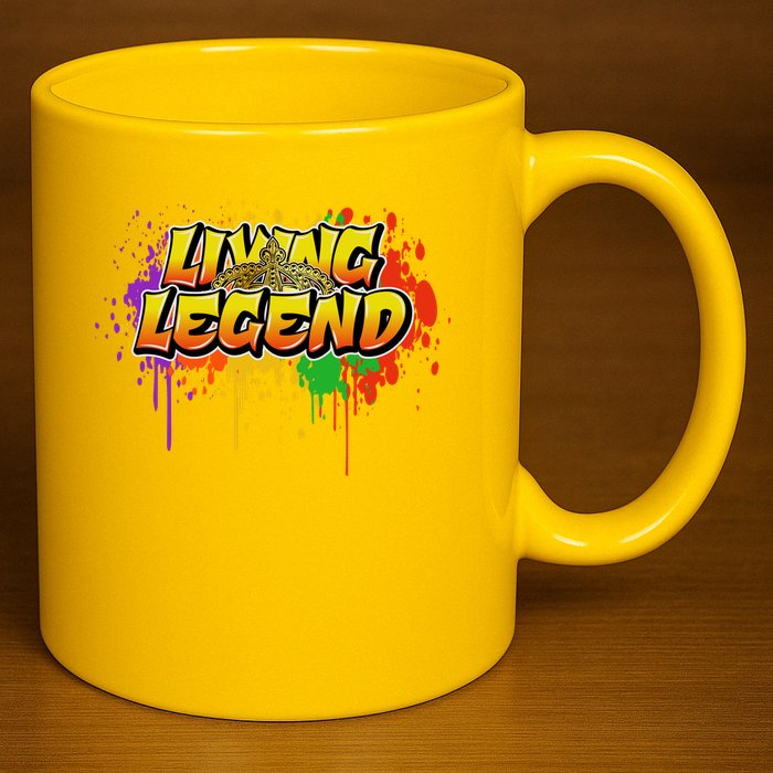 Living Legend 11oz C Handle Ceramic Mug
