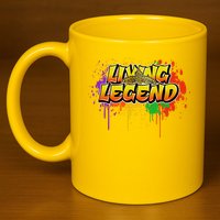 Living Legend 11oz C Handle Ceramic Mug