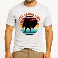 Live Laugh Lurk Mothman Retro Sunset Cooling Performance Crew T-Shirt