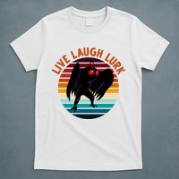 Live Laugh Lurk Mothman Retro Sunset T-Shirt