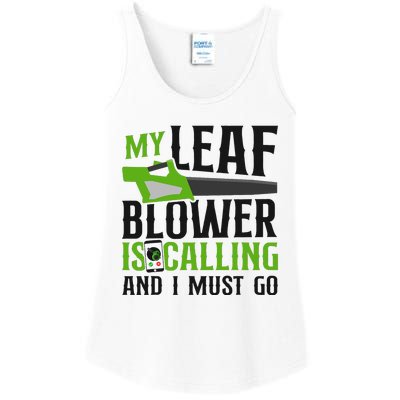 Landscaper Landscaping Landscape Architect Leaf Blower My Ladies Essential Tank