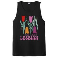 Live Laugh Lesbian Lgbt Lgbtq Pride Month PosiCharge Competitor Tank