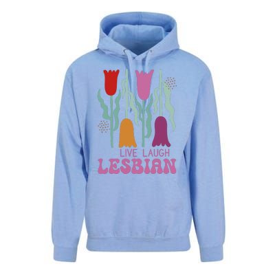 Live Laugh Lesbian Lgbt Lgbtq Pride Month Unisex Surf Hoodie