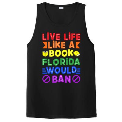 Live Life Like A Book Florida Would Ban Lgbt Month Queer Gift PosiCharge Competitor Tank