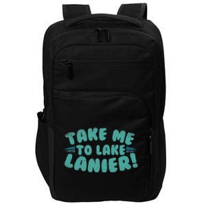 Lake Lanier Lover Fishing Birthday Gift Impact Tech Backpack