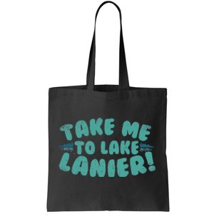 Lake Lanier Lover Fishing Birthday Gift Tote Bag