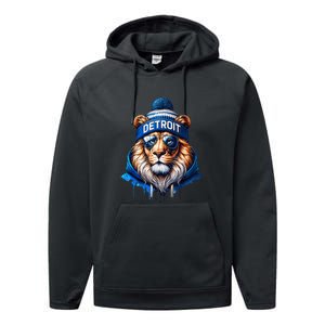 Lion Lovers Majestic King Of The Jungle Performance Fleece Hoodie