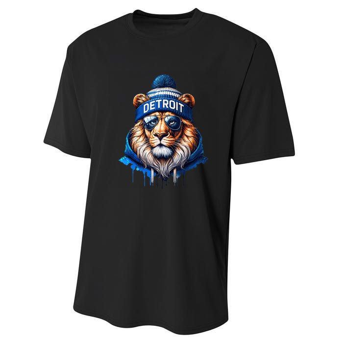 Lion Lovers Majestic King Of The Jungle Performance Sprint T-Shirt