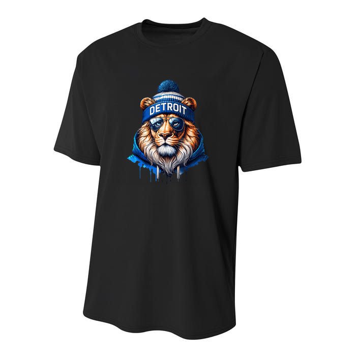 Lion Lovers Majestic King Of The Jungle Youth Performance Sprint T-Shirt