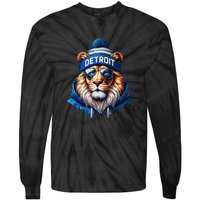 Lion Lovers Majestic King Of The Jungle Tie-Dye Long Sleeve Shirt