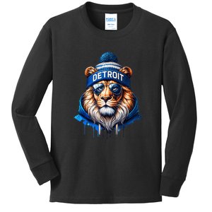 Lion Lovers Majestic King Of The Jungle Kids Long Sleeve Shirt