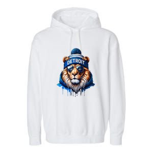 Lion Lovers Majestic King Of The Jungle Garment-Dyed Fleece Hoodie