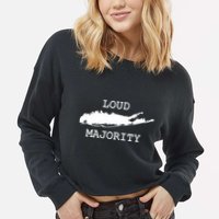 Li Loud Majority Cropped Pullover Crew